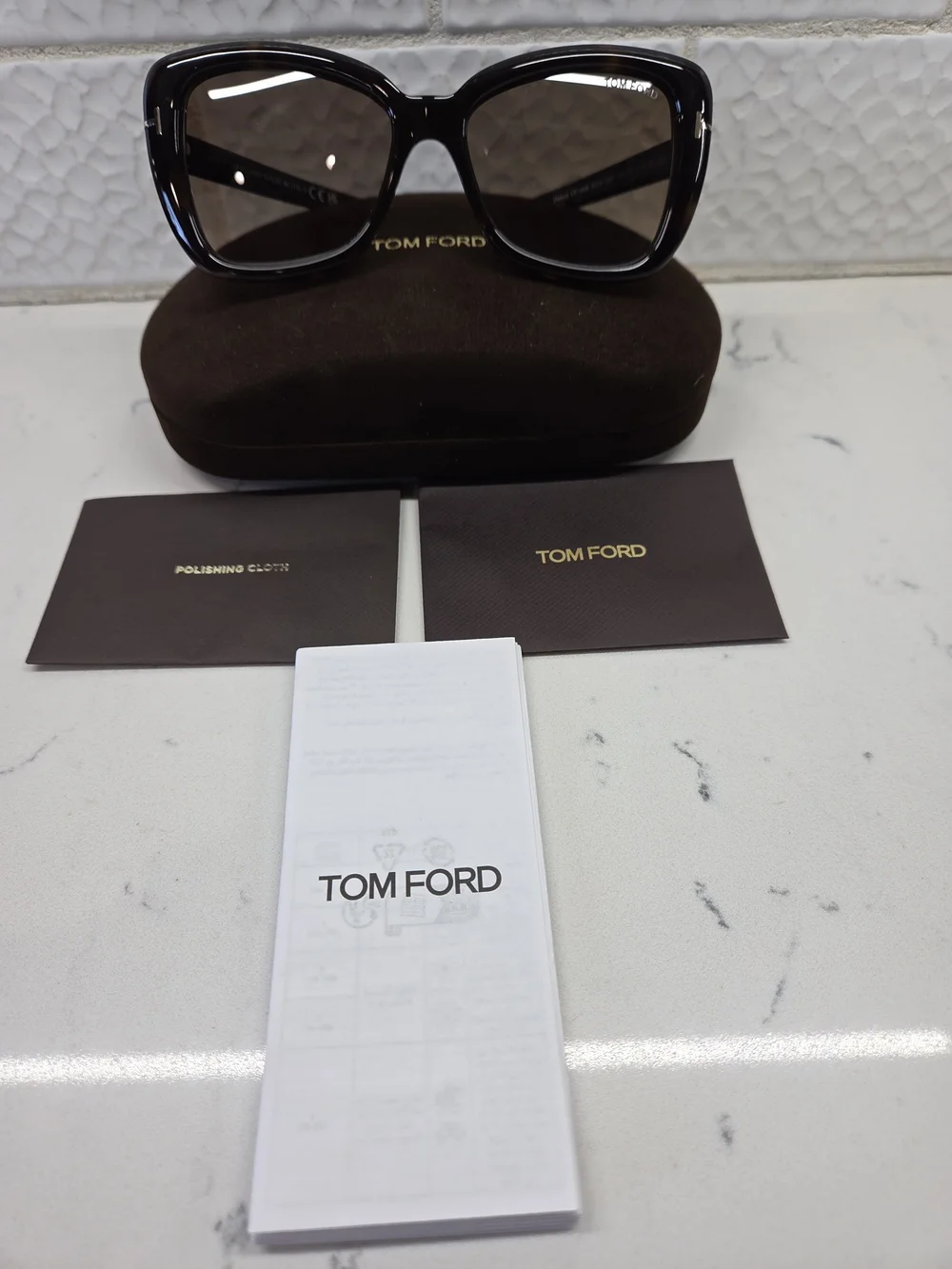 NWT Tom Ford Maeve Sunglasses FT1008/S 52F Havana Full Set